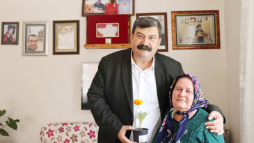 Başkan Yıldız’dan, Şehit Annesi Rabia Bulut’a  “Anneler Günü” ziyareti