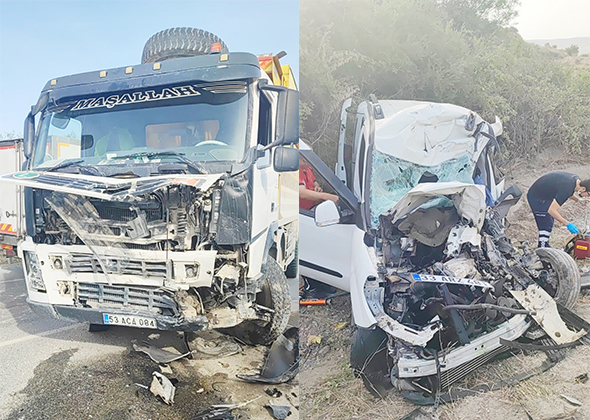 Tarsus’ta trafik kazası: 1 ölü, 1 yaralı
