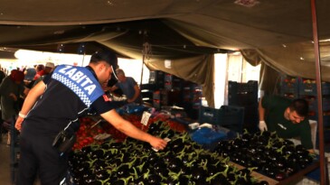 Toroslar zabıtasının “Tartı Kontrol Noktası” tam not aldı