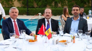 Vali Pehlivan, Moldova Cumhuriyeti Mersin Fahri Konsolosluğunun açılış resepsiyonuna katıldı
