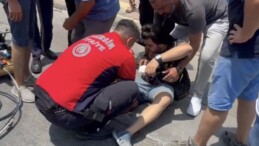 Mersin’de bacağı mazgala sıkışan genci itfaiye kurtardı