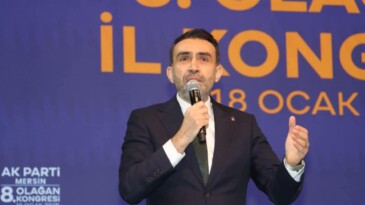 Aldemir’den Mersinlilere kongre teşekkürü