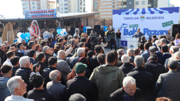 Toroslar’ın ilk balık pazarı hizmete açıldı