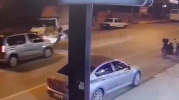 Kaza Anları Kamerada