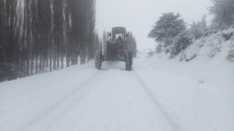 Mersin Mut’ta Kar Yağışı Nedeniyle Kapalı Yollar Açıldı