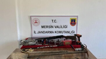 Çamlıyayla’da Kaçak Kazı Yapan Şahıs Yakalandı