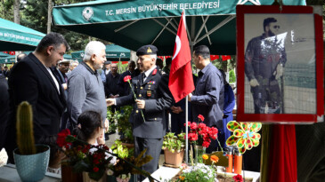 Mersin’de Şehitler Unutulmadı