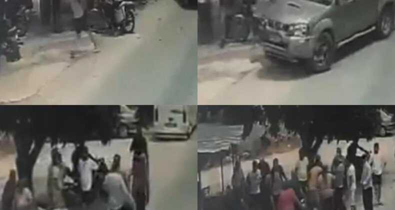 Mersin’de Dehşet Anları: Araçlarını İnsanların Üzerine Sürdüler