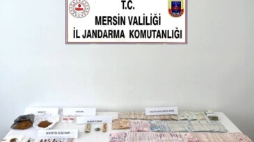 Mersin’de uyuşturucu operasyonu 4 şüpheli yakalandı