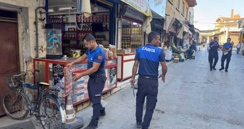 Tarsus’ta kaldırım işgaline izin verilmiyor