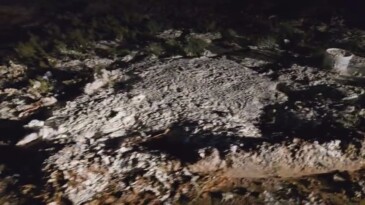 Önce tonlarca tekstil atığı, şimdi de kilolarca yoğurt