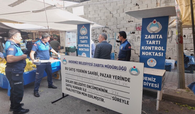 Mersin’de müşterisine hakaret eden pazar esnafına 30 gün faaliyetten men cezası