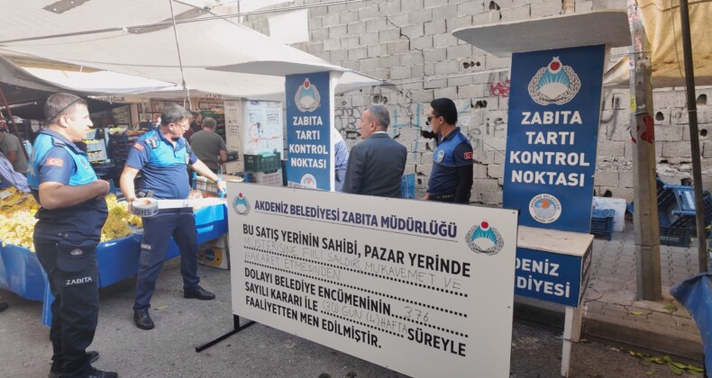 Mersin’de müşterisine hakaret eden pazar esnafına 30 gün faaliyetten men cezası