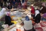 Yörük köyünde imece usulü yöresel yemeklerle gastronomi şenliği