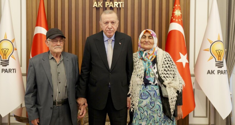 Cumhurbaşkanı Erdoğan, Silifkeli Şehit Ailesini kabul etti