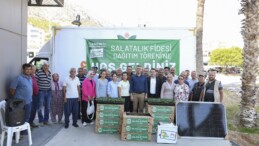 Mersin’de üreticiye fide ve güneş paneli desteği