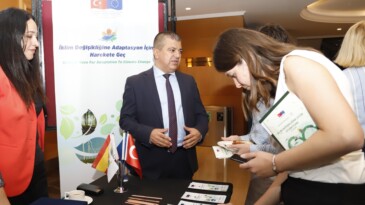 Mersin Büyükşehir Belediyesinin iklim projesine başarı plaketi