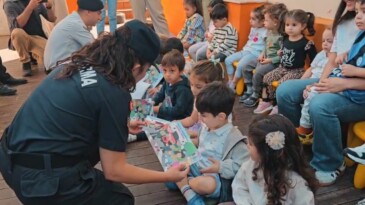 Mersin’de jandarma personeli çocuklarla etkinlik yaptı