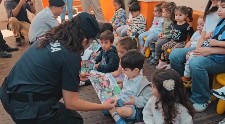 Mersin’de jandarma personeli çocuklarla etkinlik yaptı