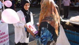 Akdeniz Belediyesinden ‘meme kanseri farkındalığı’ için pembe kurdele