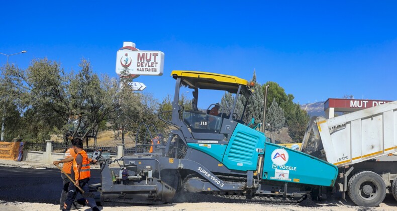 Mut’ta yenilenen yollar ulaşımı rahatlattı