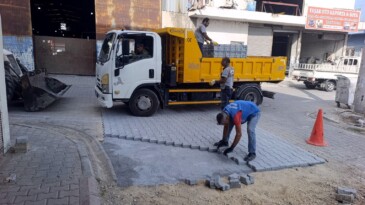 Akdeniz’de sokak yenileme çalışmaları sürüyor