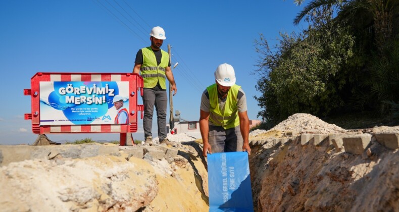 MESKİ, Camili Mahallesi’nde içme suyu terfi hattını yeniledi
