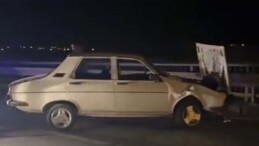 Otomobil bariyere çarptı, sürücü hayatını kaybetti