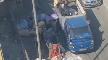 Çevreyi kirletenler cep telefonu kameralarına yansıdı