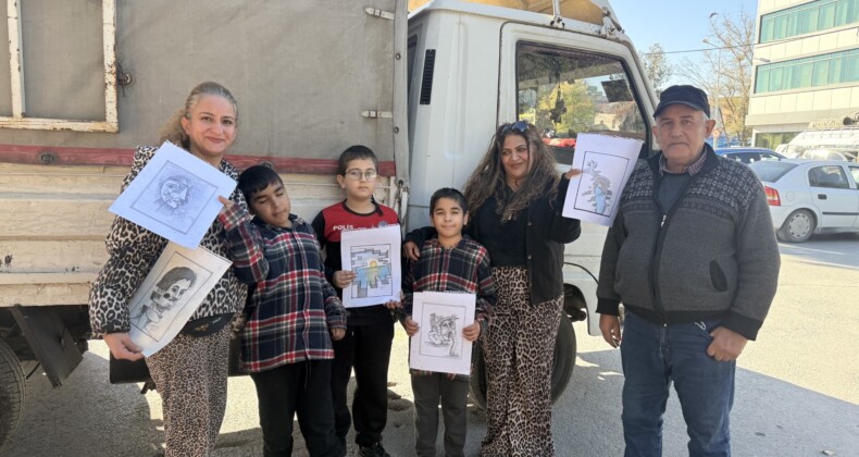 Çizimlerini gören ressam sanıyor: Nakliyatçının resimleri ressamların çizimlerini aratmıyor