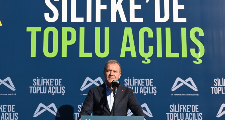 MERSİN BÜYÜKŞEHİR’DEN SİLİFKE’DE TOPLU AÇILIŞ