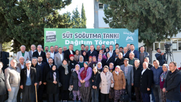 BAŞKAN SEÇER, ‘SÜT SOĞUTMA TANKI DAĞITIM TÖRENİ’NE KATILDI