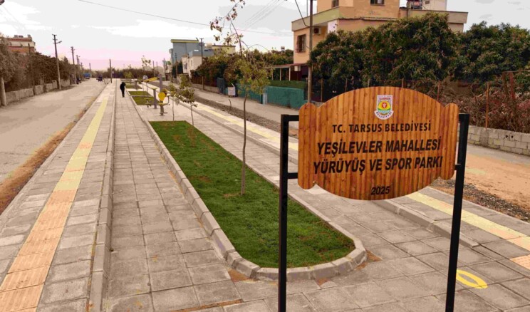 Tarsus Belediyesinden Yeşilevler’e modern spor parkı