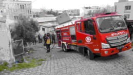 Mersin’de ev yangını: Bir ev kullanılamaz hale geldi