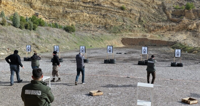 Mersin’de orman muhafaza personeline atış eğitimi