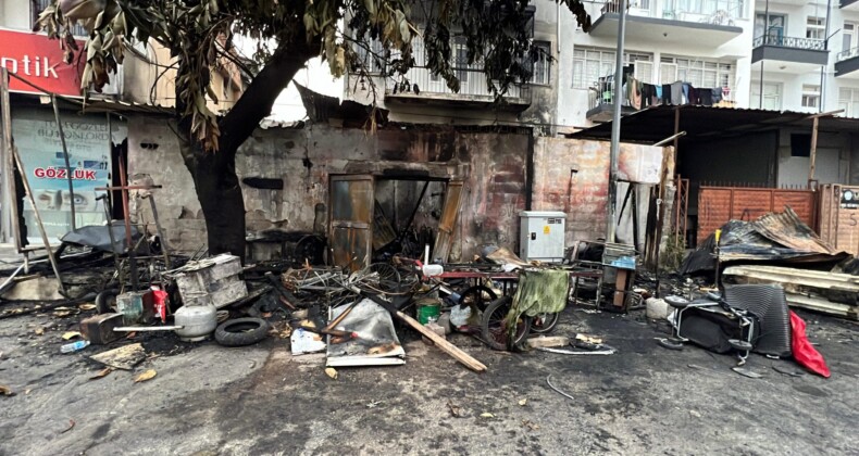 Mersin’de kundaklanan evde 58 yaşındaki kişi ağır yaralandı