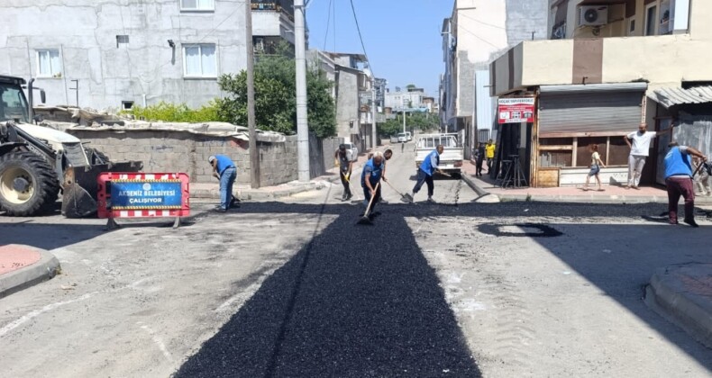 Akdeniz’de 65 mahallede kesintisiz yol çalışması