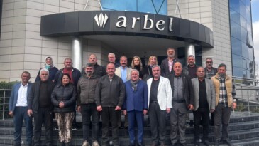 Mersin Muhtarlar Derneği’nden Arbel’e ziyaret