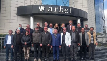 Mersin Muhtarlar Derneği’nden Arbel’e ziyaret