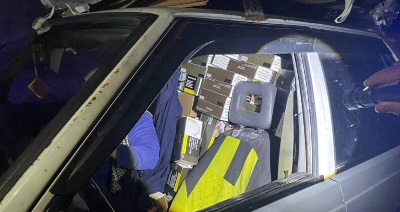 Mersin’de 200 bin boş makaron ele geçirildi