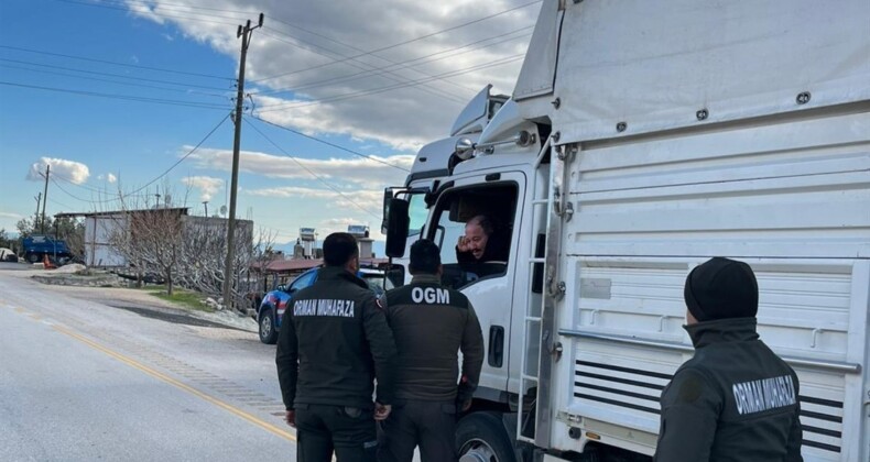 Mut’ta orman suçlarına yönelik önleme araması yapıldı