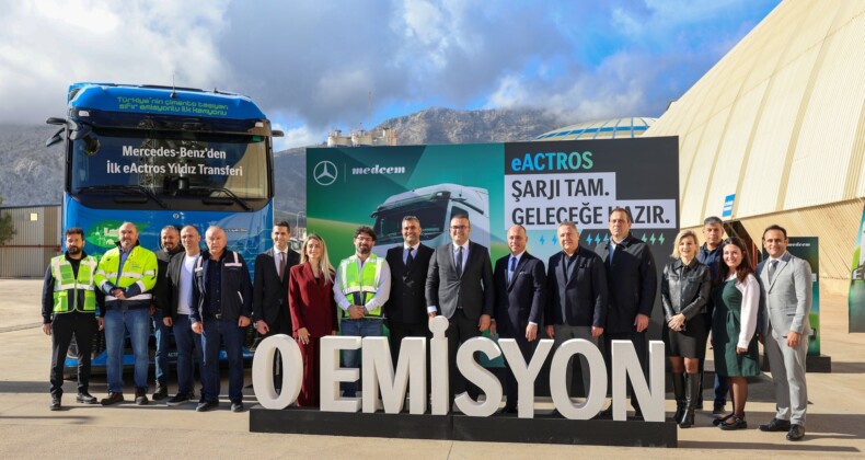 Medcem Çimento Grubu, elektrikli araç filosunu Mercedes-Benz eActros 600 ile güçlendirdi