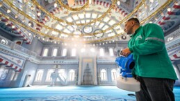 Mersin’in 13 ilçesinde ibadethaneler Ramazan’a hazırlanıyor