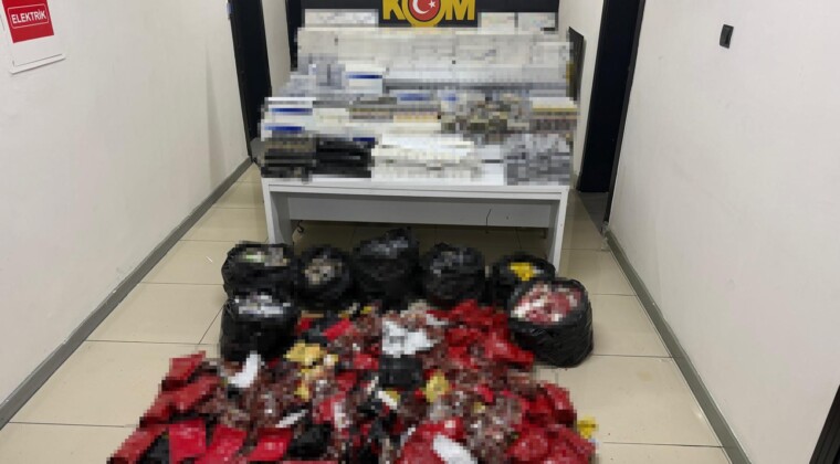 Mersin’de sigara kaçakçılarına operasyon: 4 tutuklama