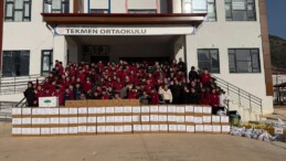 Tekmen Ortaokulu’nda Yardımlaşma Seferberliği