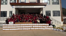 Tekmen Ortaokulu’nda Yardımlaşma Seferberliği