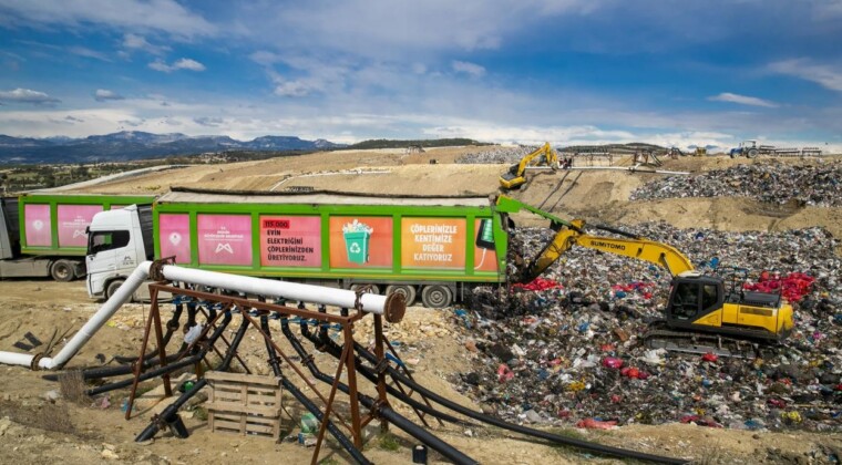 Mersin’de atıklardan 125 bin haneye yetecek elektrik üretildi