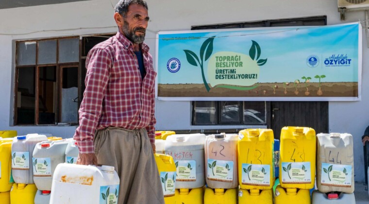 Yenişehir’de üreticiye ‘On numara’ hizmet Çiftçiye ücretsiz solucan gübresi desteği