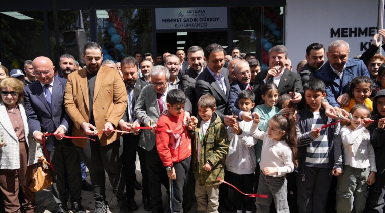Adıyaman’da Mehmet Sadık Gürsoy Kütüphanesi açıldı