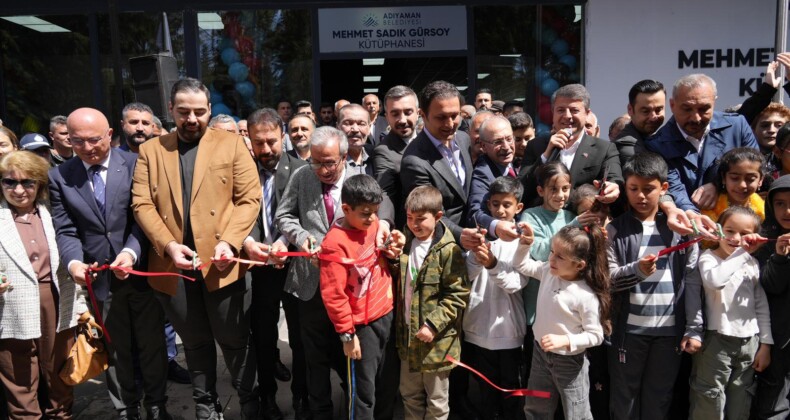 Adıyaman’da Mehmet Sadık Gürsoy Kütüphanesi açıldı